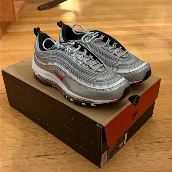 Nike Air Max 97 OG Silver Bullet, Size 7